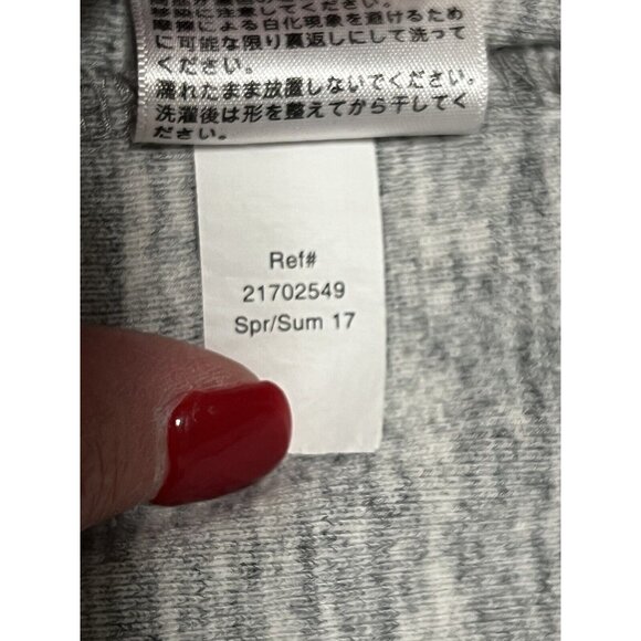 Eddie Bauer Full Zip Hoodie Sweatshirt Size XS Gray Athleisure Preppy Loungewear - Picture 12 of 13